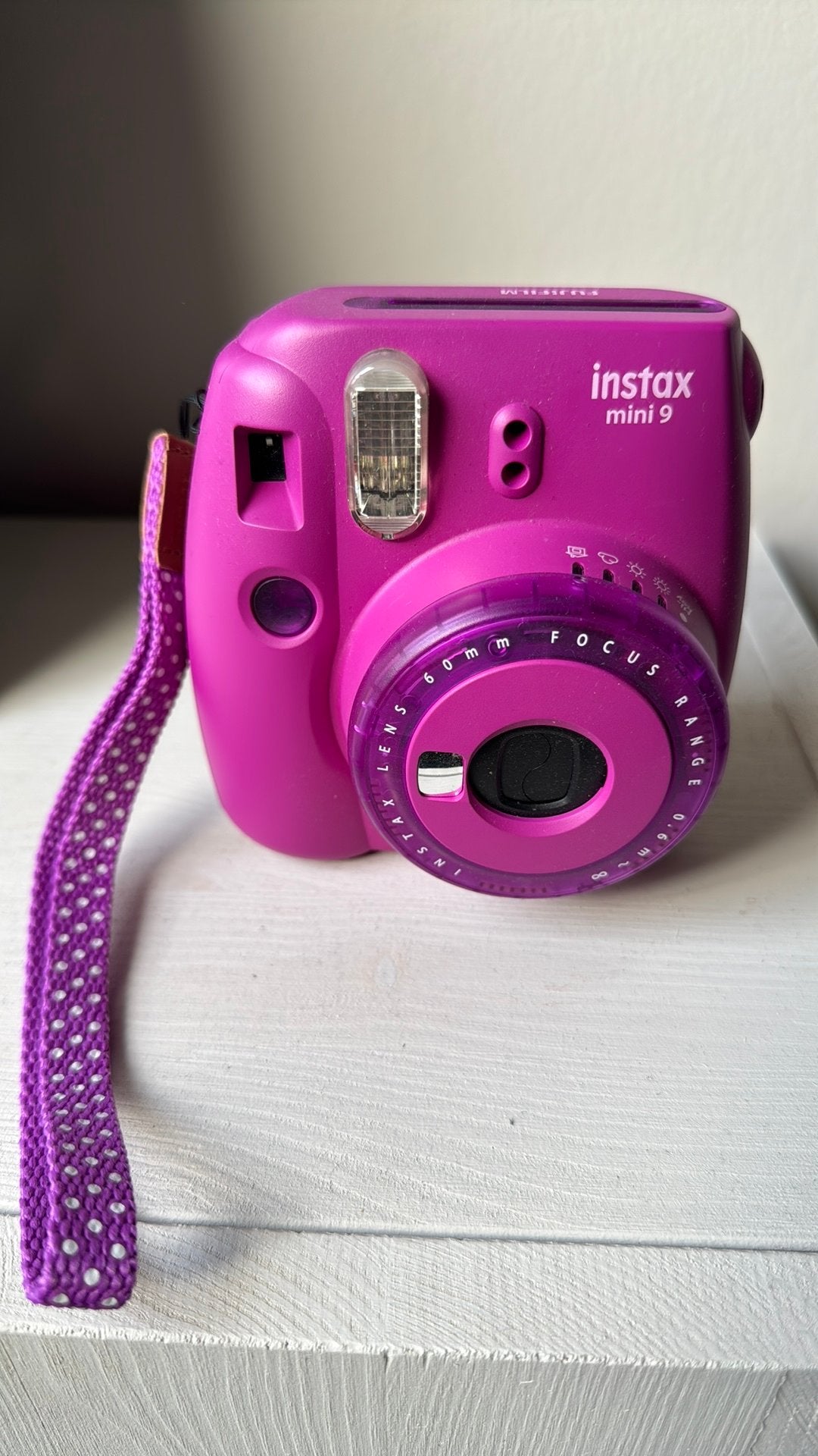 Instax mini 9 camera, Ophalen of Verzenden, Zo goed als nieuw, Polaroid, Fuji