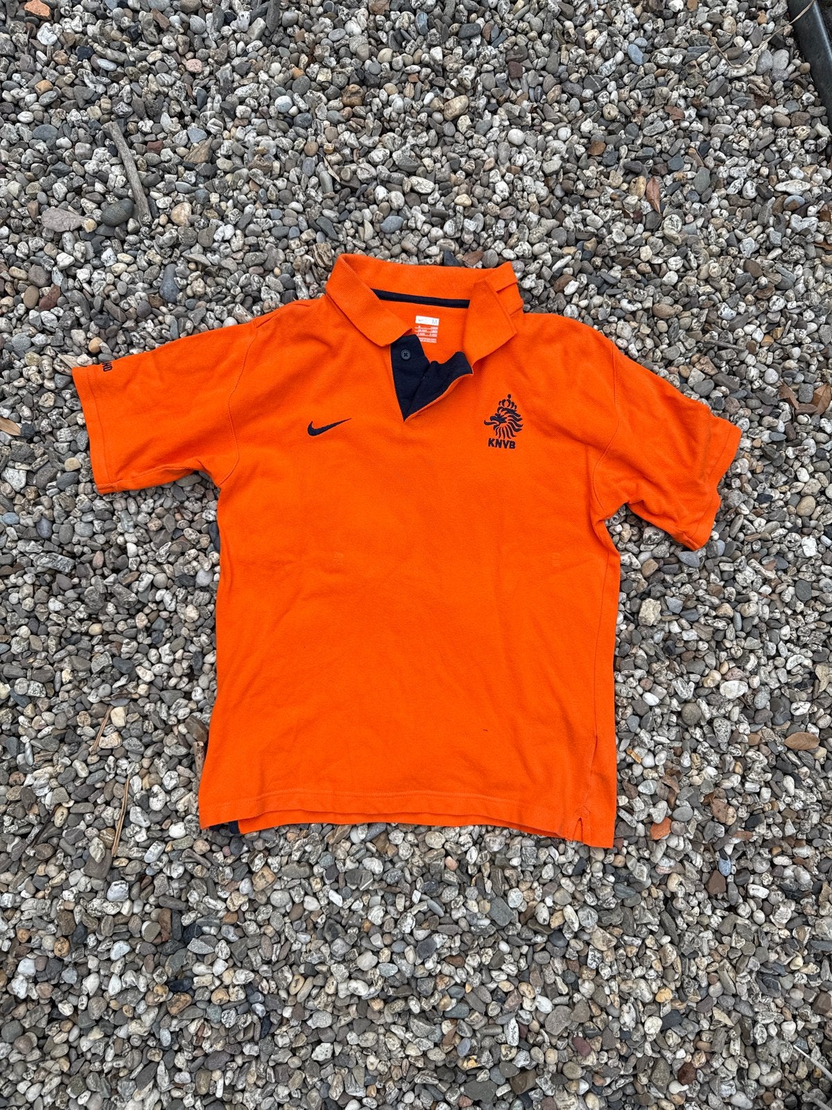 Nike KNVB Oranje Polo shirt - Maat M vintage retro, Maat 48/50 (M), Nike, Oranje, Ophalen of Verzenden