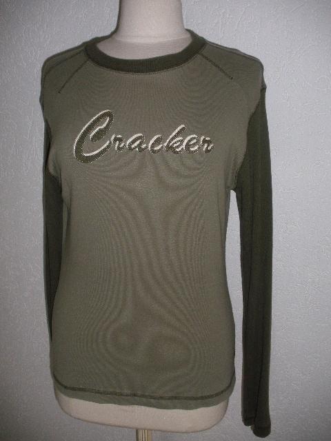 CRACKER t- shirt kaki groen maat XL, Cracker, Maat 46/48 (XL) of groter, Ophalen of Verzenden, Zo goed als nieuw