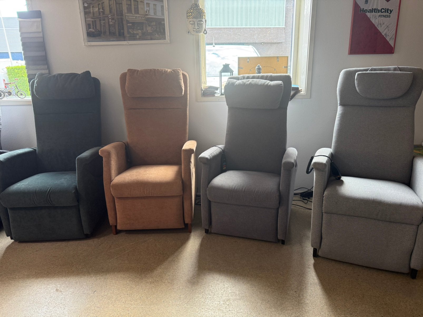 Tweedehands Fitform sta op fauteuils relax stoelen