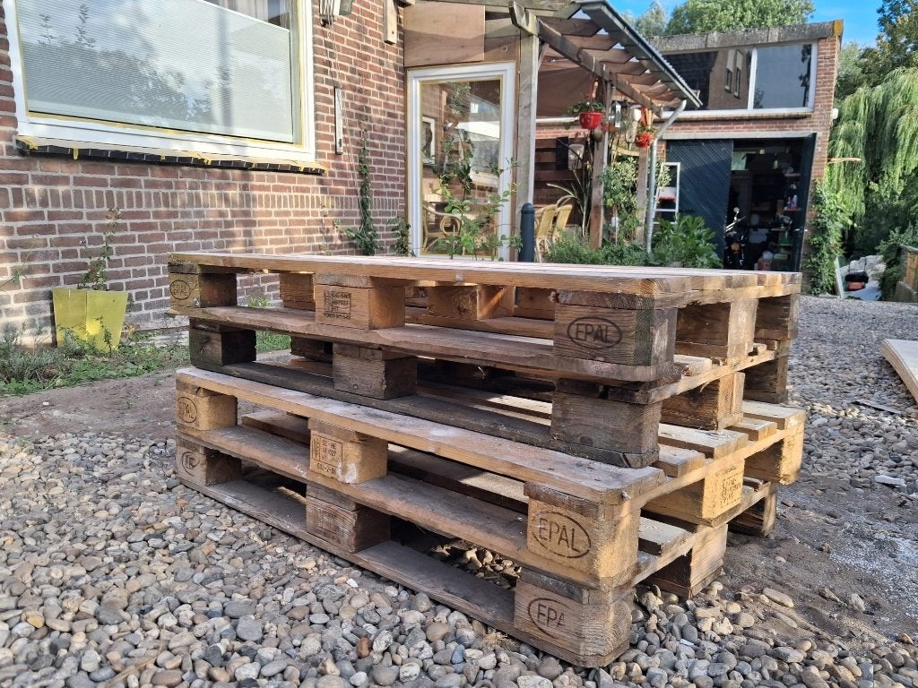 Pallets, Doe-het-zelf en Verbouw, Kratten en Dozen, Ophalen, Gebruikt, 100 cm of meer, 60 cm of meer
