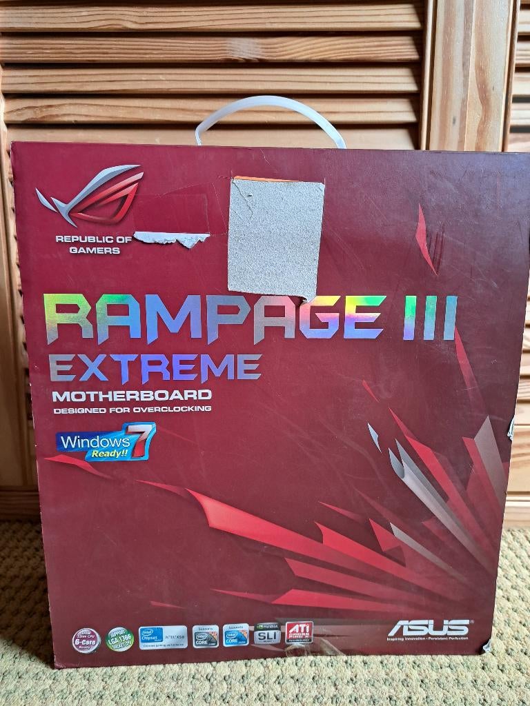 Asus Rampage 3 Extreme Moederbord, nieuw, Computers en Software, Moederborden, Ophalen, DDR3, ATX, Intel