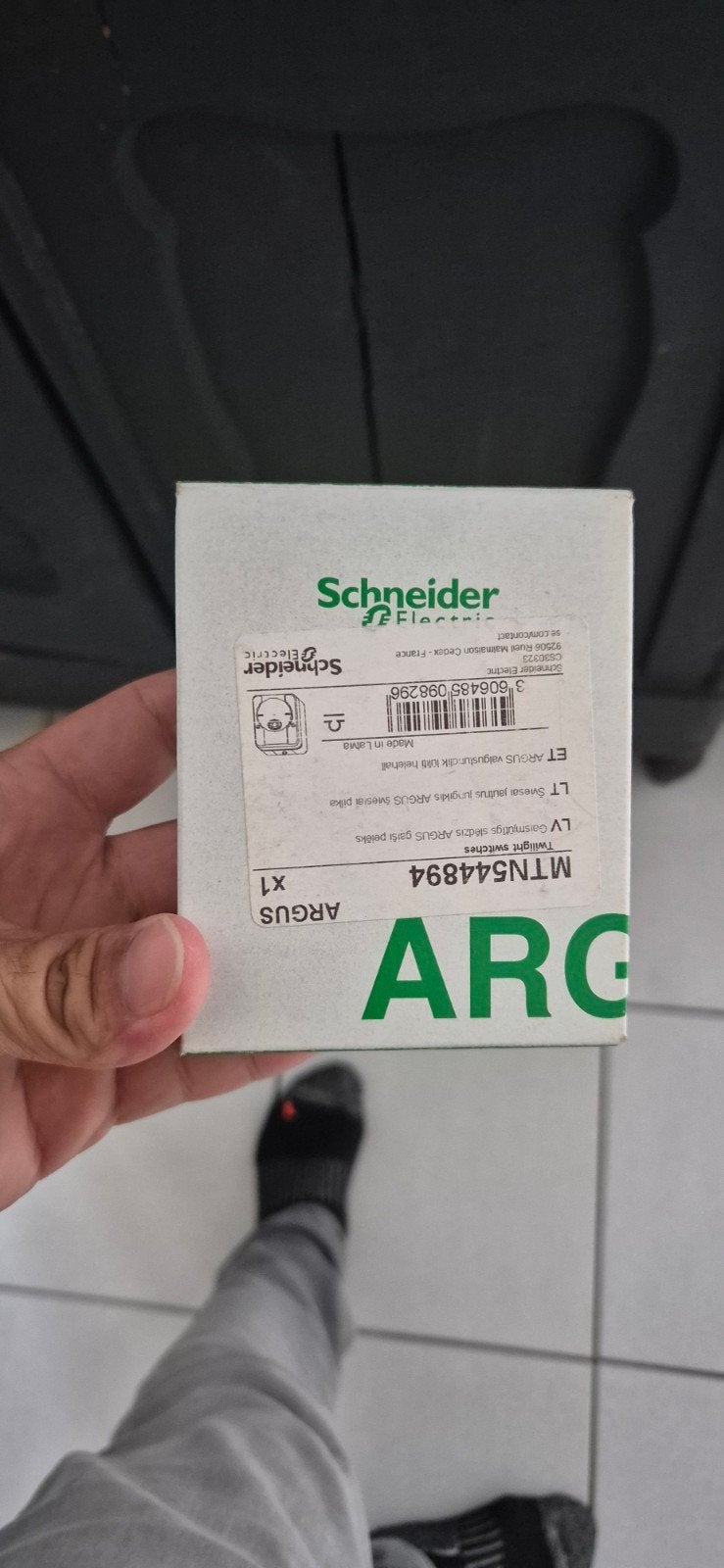 Schneider Electric ARGUS schemerschakelaar MTN544894, Ophalen of Verzenden, Nieuw, Schneider Electric, Schakelaar