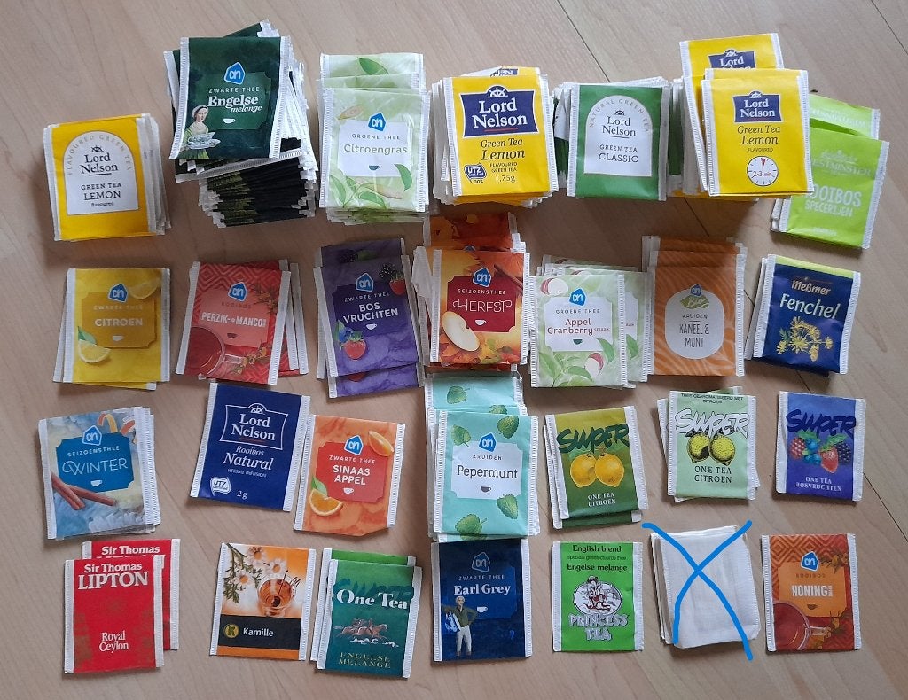 NIEUW 400 LEGE THEEZAKJES, Ophalen of Verzenden, Nieuw