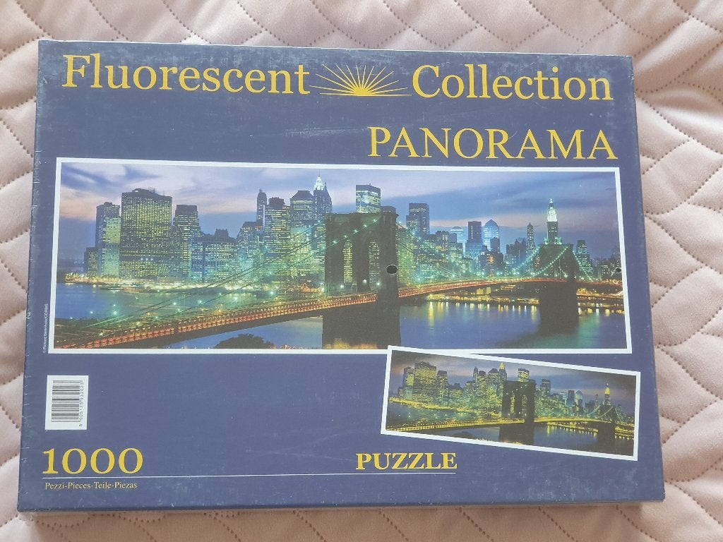 Fluorescent Collection Panorama legpuzzel 1000 stukjes NIEUW, Ophalen of Verzenden, 500 t/m 1500 stukjes, Nieuw, Legpuzzel