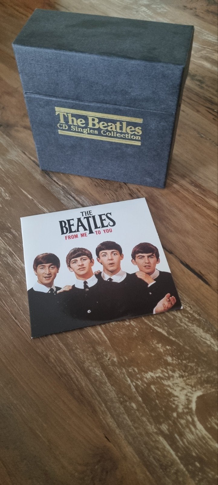 BEATLES CD singles collection BOX zeer mooi, Ophalen of Verzenden, Zo goed als nieuw, Poprock