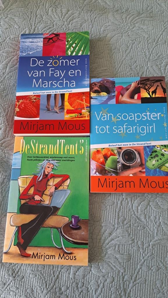 Mirjam Mous De StrandTent Serie - 3 Boeken, Ophalen of Verzenden, Gelezen, Mirjam Mous, Nederland
