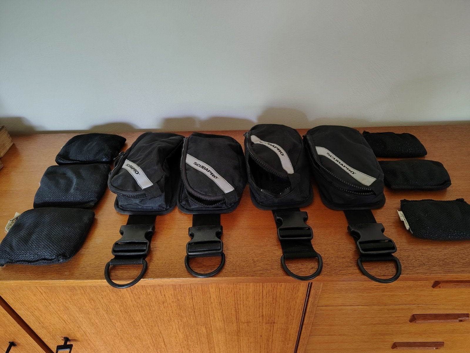 Scubapro loodpockets plus 9 kilo softlood duiken, Watersport en Boten, Duiken, Ophalen of Verzenden, Lood of Loodgordel