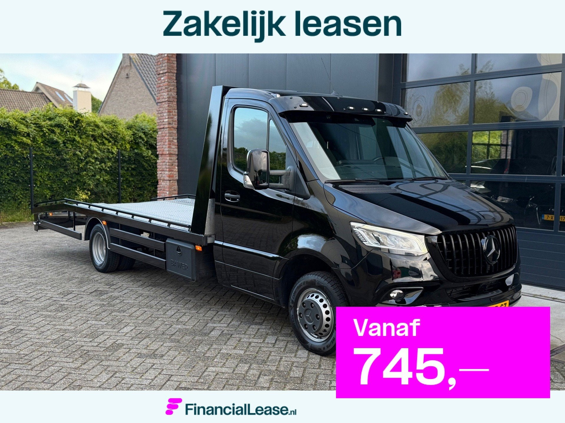 Mercedes-Benz Sprinter 516 2.2 CDI 432L Euro 6 oprijwagen le, Achterwielaandrijving, Gebruikt, 4 cilinders, 163 pk