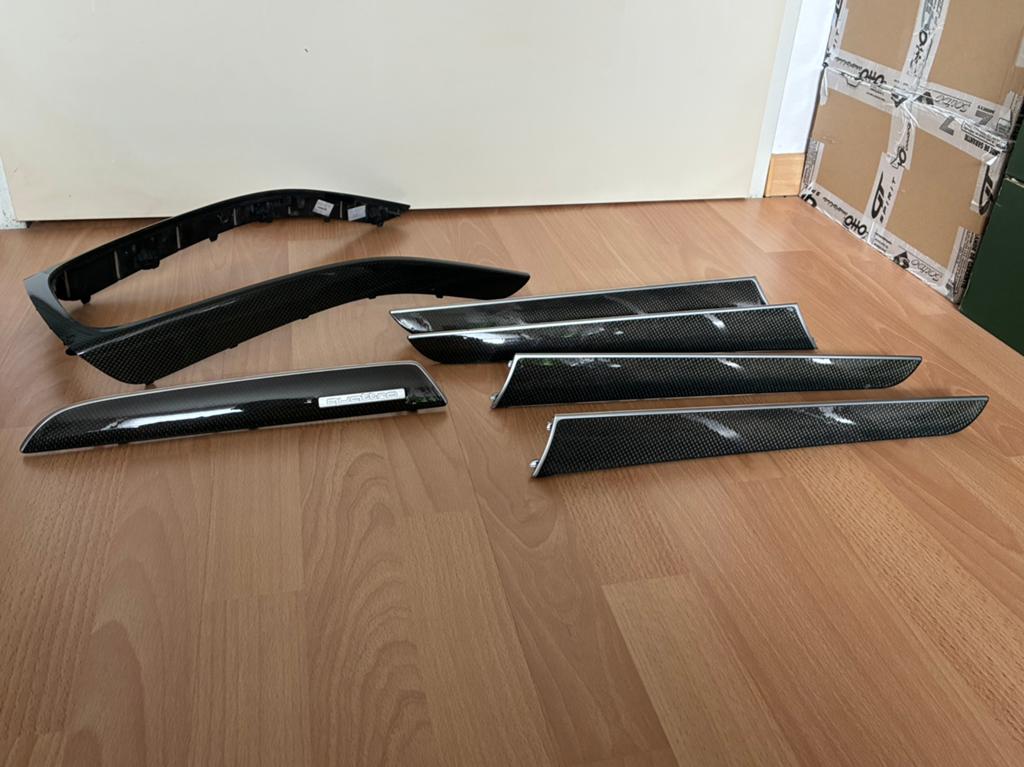 Audi S4 / RS4 interieurlijsten carbon, Auto-onderdelen, Interieur en Bekleding, Audi, Gebruikt, Ophalen of Verzenden