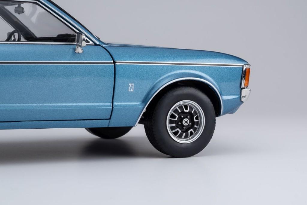 Ford Granada Coupe 1:18 blauw, Overige merken, Auto, Nieuw, Ophalen of Verzenden