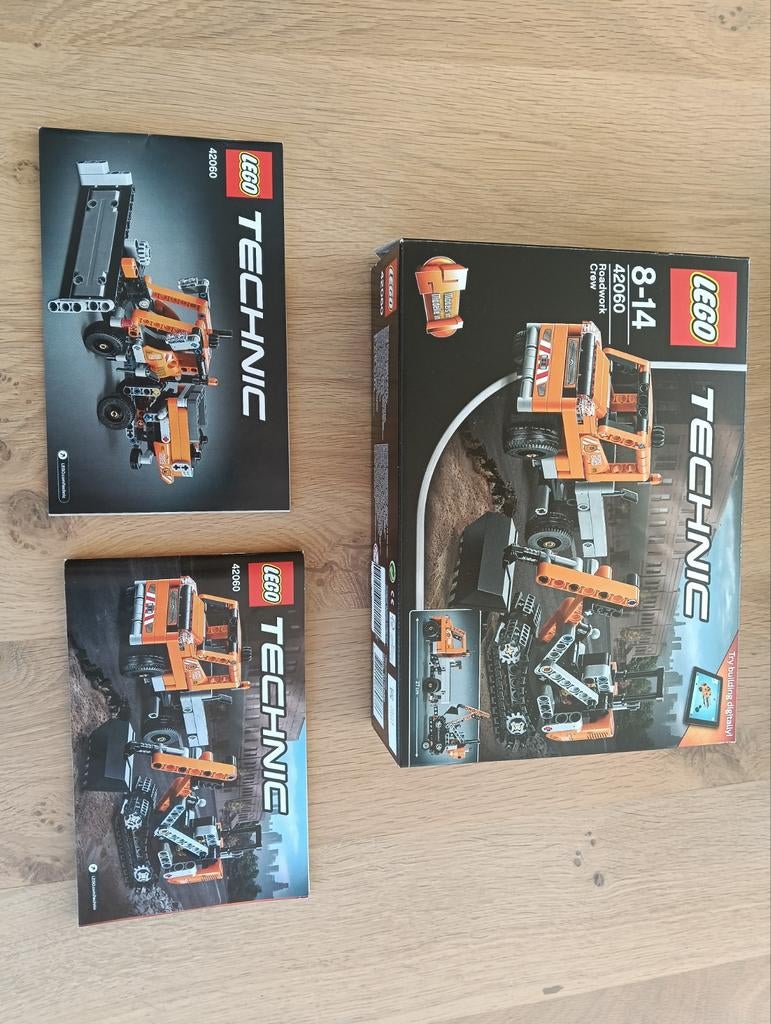 Lego Technic 42060 Wegenbouwmachine, Gebruikt, Ophalen of Verzenden, Technic, Complete set