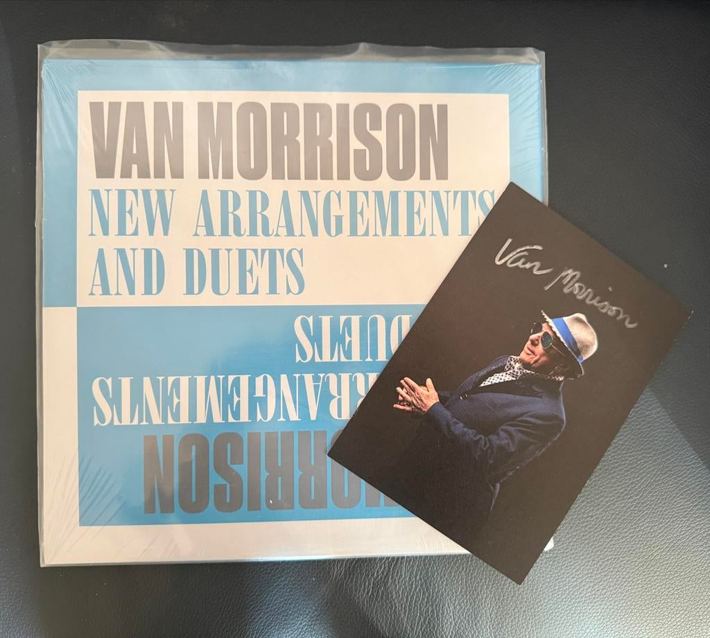 Van Morrison - New Arrangements And Duets vinyl SIGNED foto, Ophalen, Geseald, 2020 tot heden, 12 inch