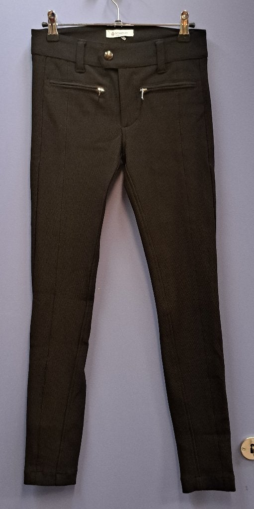 Dondup tregging broek zwart corduroy slim fit mt 25 XS 43775, ., Ophalen of Verzenden, Zo goed als nieuw, Maat 34 (XS) of kleiner