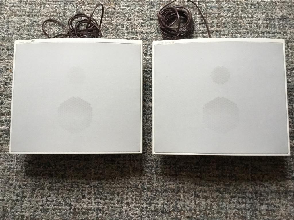 Jamo Art speakers, Gebruikt, Ophalen of Verzenden, 60 tot 120 watt, Front, Rear of Stereo speakers