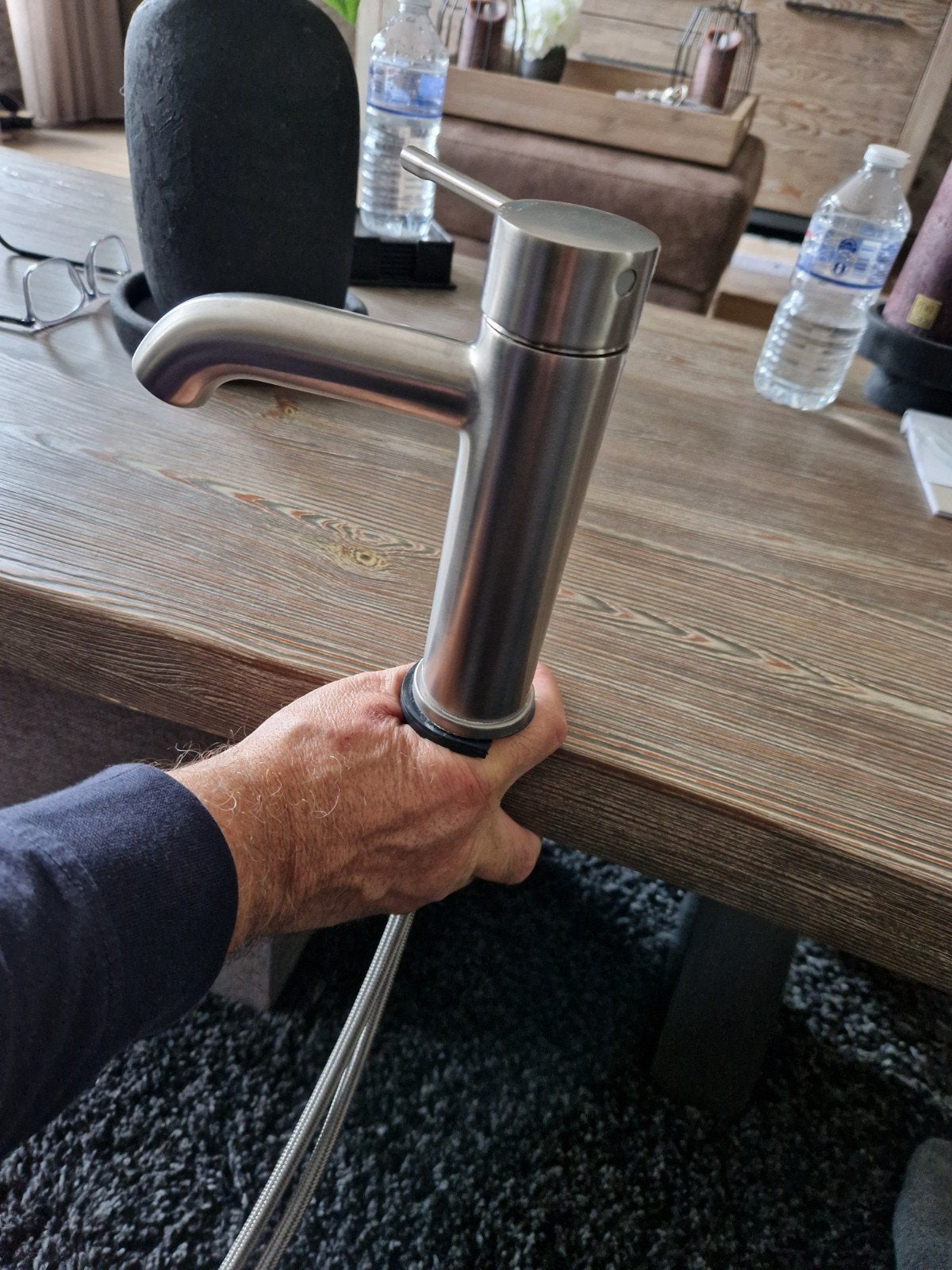grohe badkamerkraan geborsteld, Doe-het-zelf en Verbouw, Ophalen, Nieuw, Douche