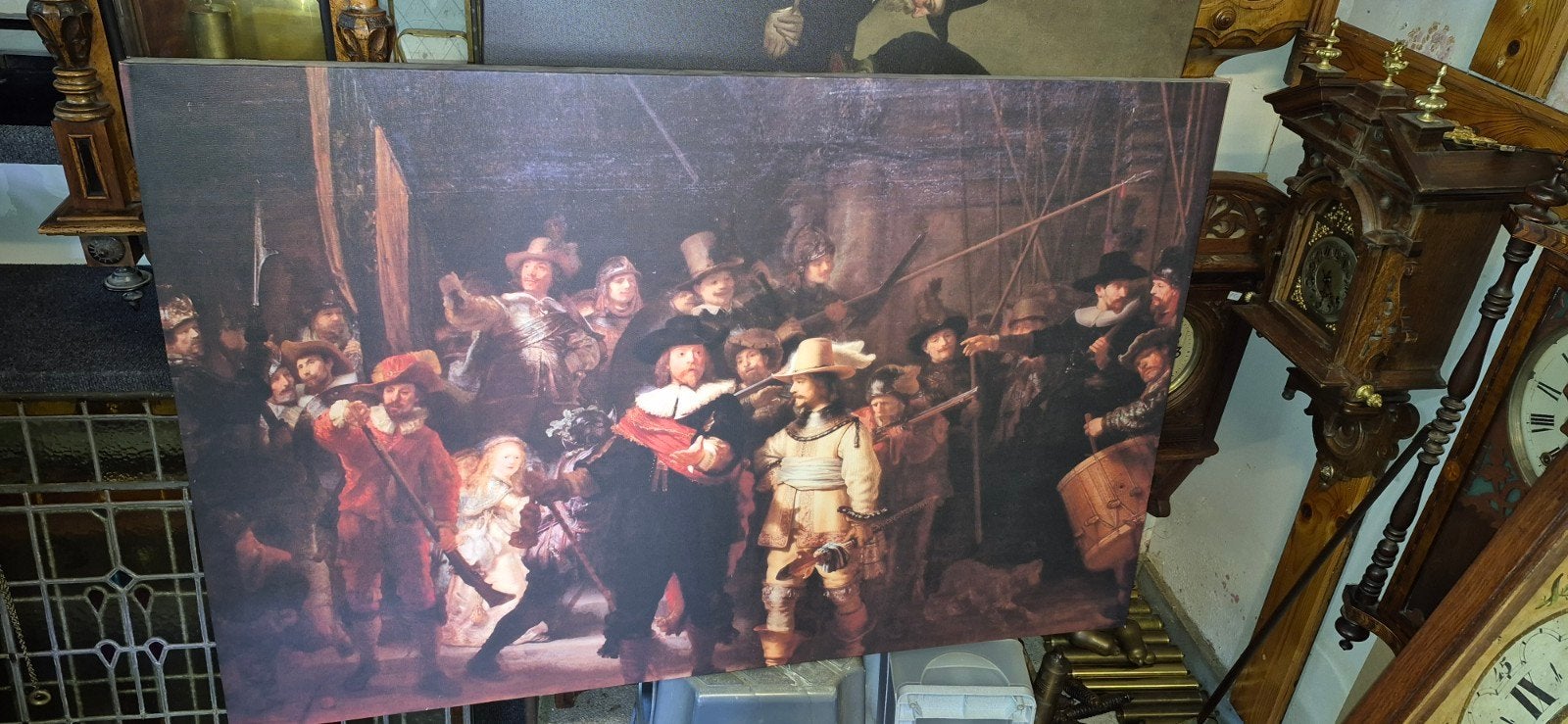 Nachtwacht 115x75, Ophalen