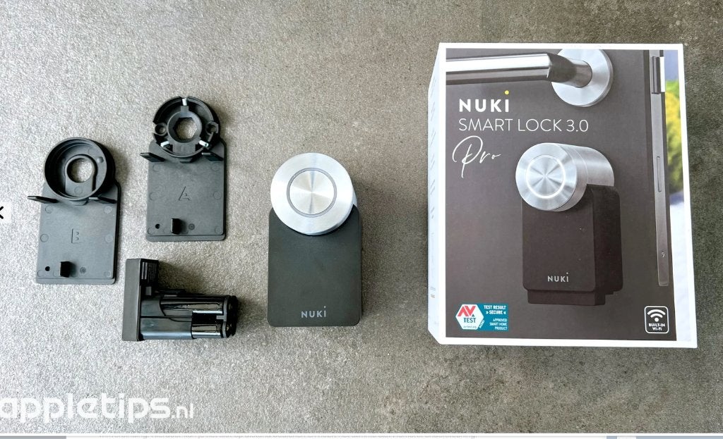 Nuki Smart Lock 3.0 Pro + Nuki Keypad 2.0, Ophalen of Verzenden, Zo goed als nieuw, Overige materialen, Slot