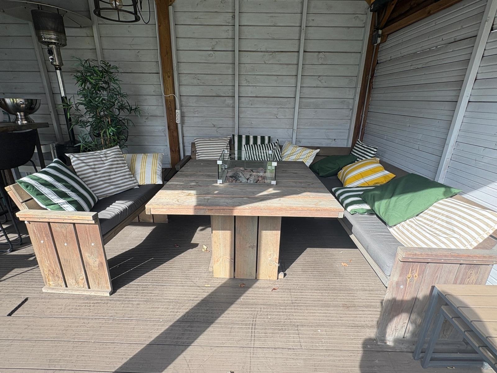 Gofire vuurtafel & loungeset, Ophalen, Bank, Gebruikt, Loungeset