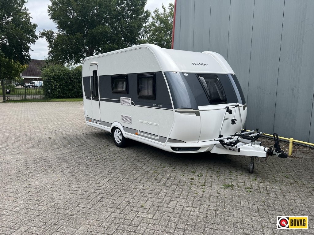 Hobby De Luxe 440 SF Dorema, mover, fietsenrek, Dwarsbed, Hobby, Treinzit, Tot en met 3