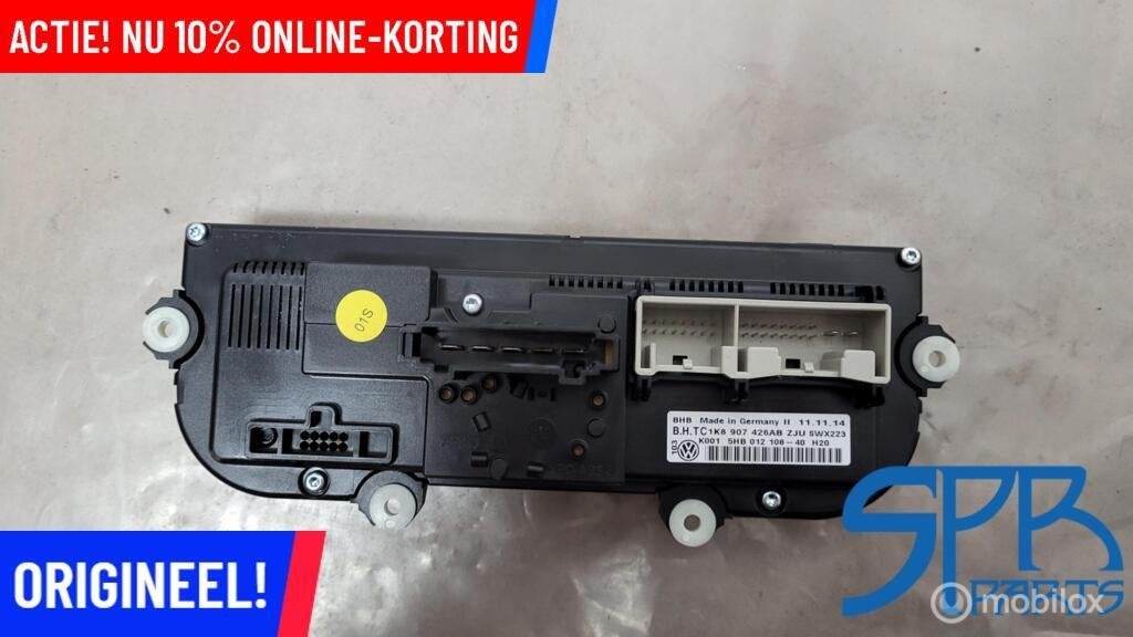 GOLF 6 PASSAT CC B6 B7 SCIROCCO Climatronic paneel 5HB009751, Gebruikt, Ophalen of Verzenden
