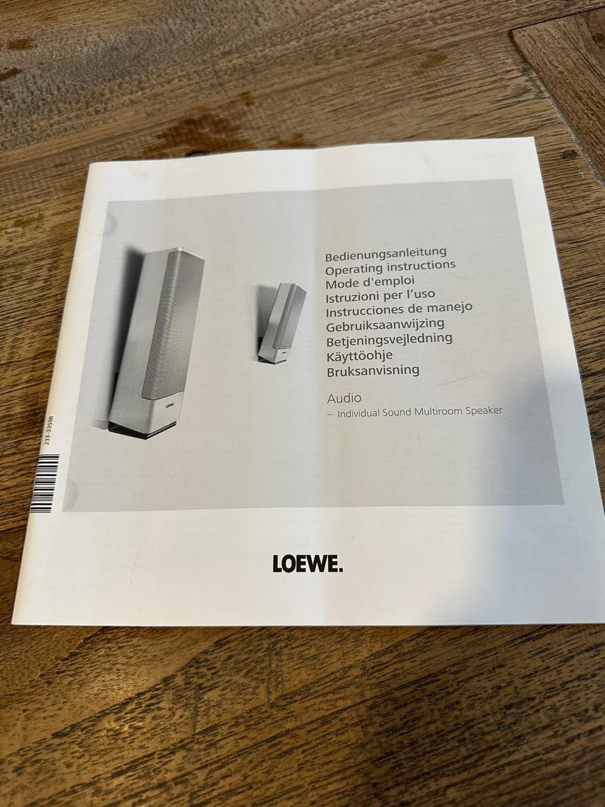 Loewe Individual Sound Multirooom Speakers & Subwoofer, Overige merken, Gebruikt, Ophalen of Verzenden, 60 tot 120 watt