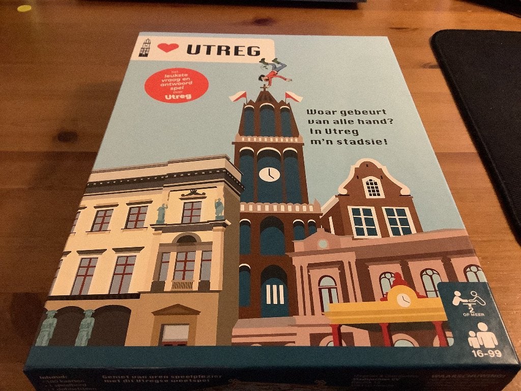I love Utreg. Bordspel, Een of twee spelers, Ophalen of Verzenden, Zo goed als nieuw