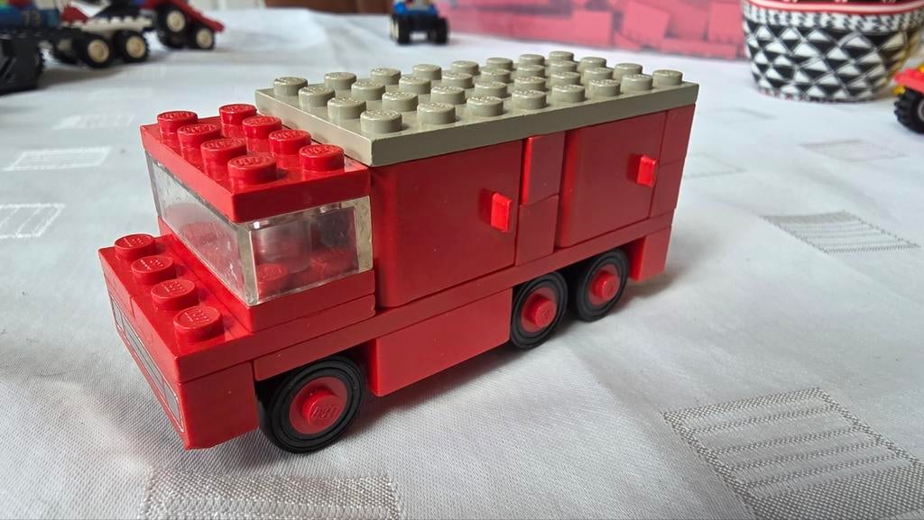 Vintage Lego Brandweer Truck uit 1970 - Klassiek Speelgoed, Ophalen of Verzenden