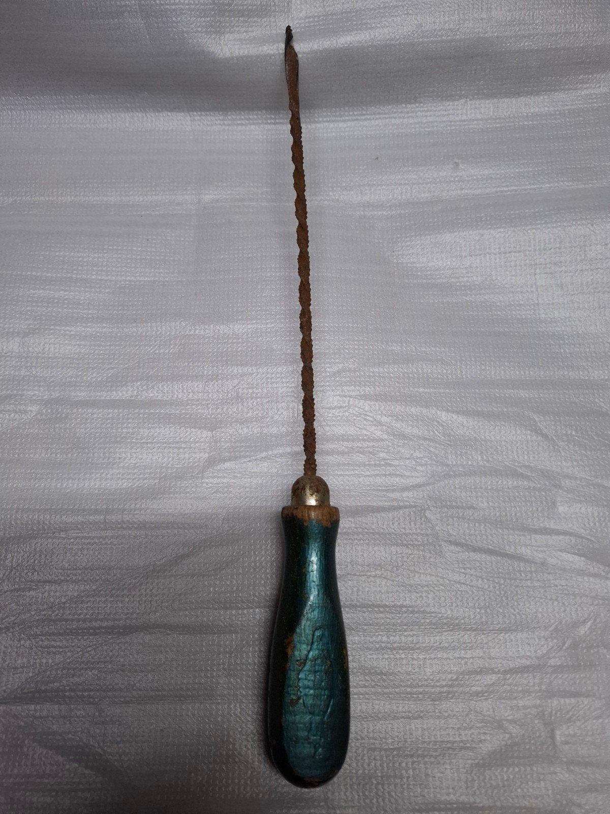 Vintage Houtrasp Jaren '50-'60 - 36cm, Kop 8mm, Antiek en Kunst, Ophalen of Verzenden