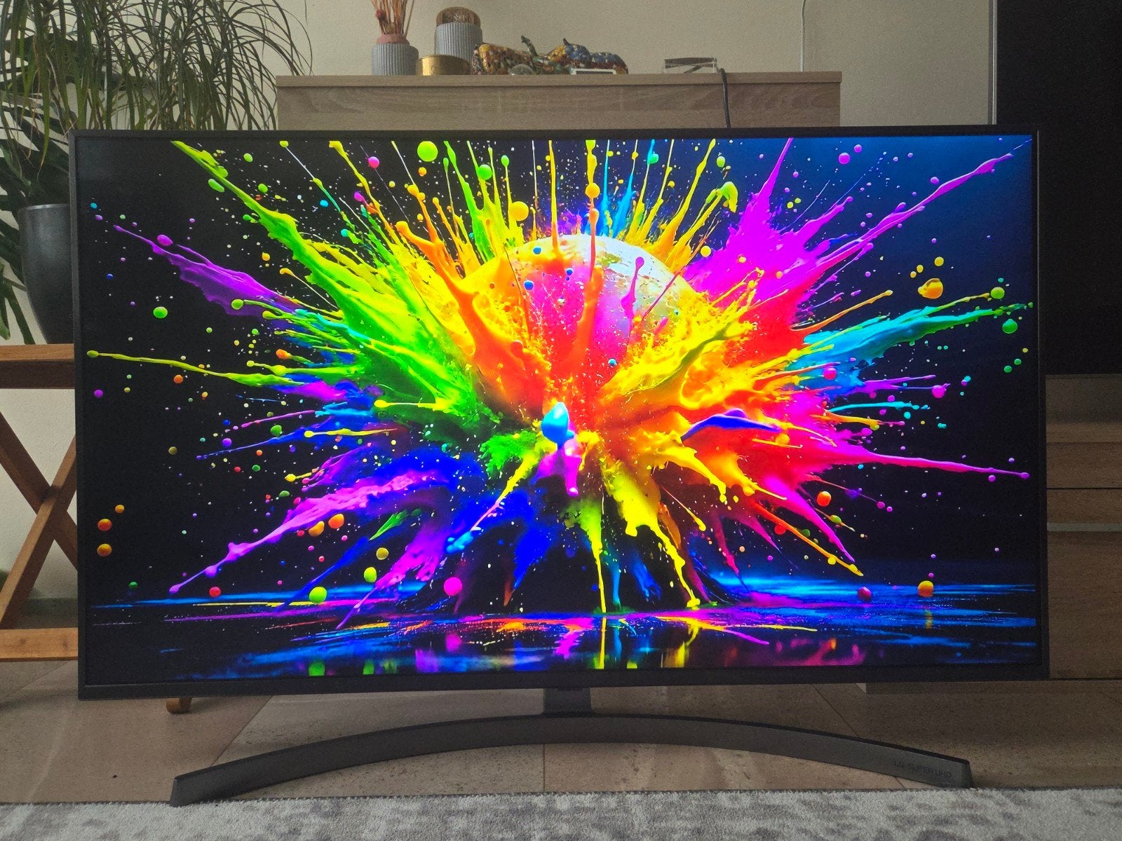 LG Smart TV 55 inch 4K UHD - Topconditie met apps en WiFi, Ophalen, Zo goed als nieuw, 100 cm of meer, 4k (UHD)