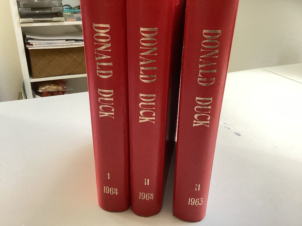 Donald Duck ingebonden jaargang, Boeken, Complete serie of reeks, Ophalen of Verzenden, Gelezen