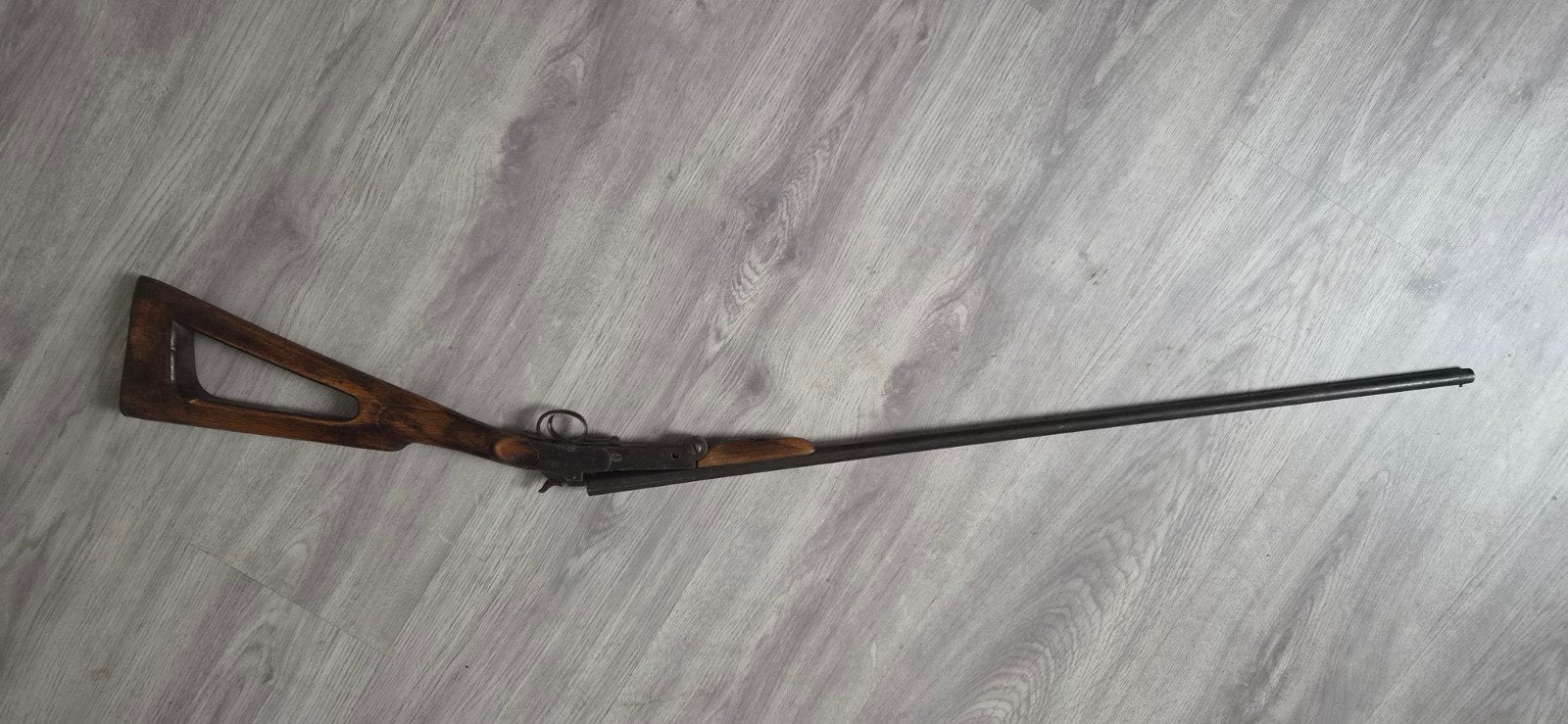 Antiek stropersgeweertje, onklaar, van voor 1870, Ophalen of Verzenden