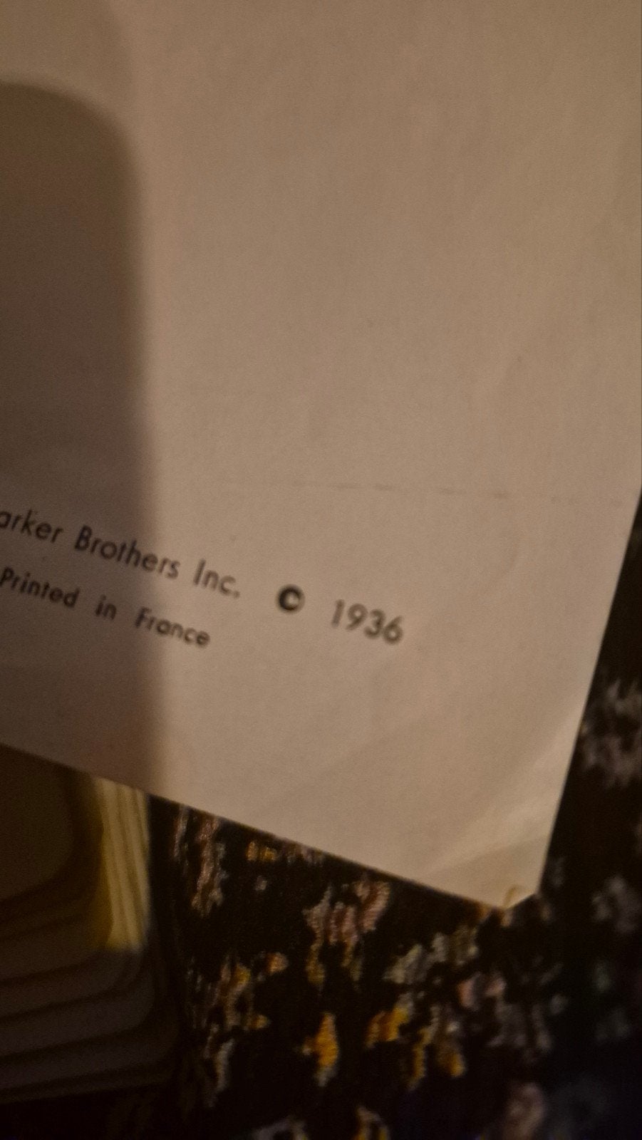 vintage 1936 monopoly, Vijf spelers of meer, Ophalen, Gebruikt