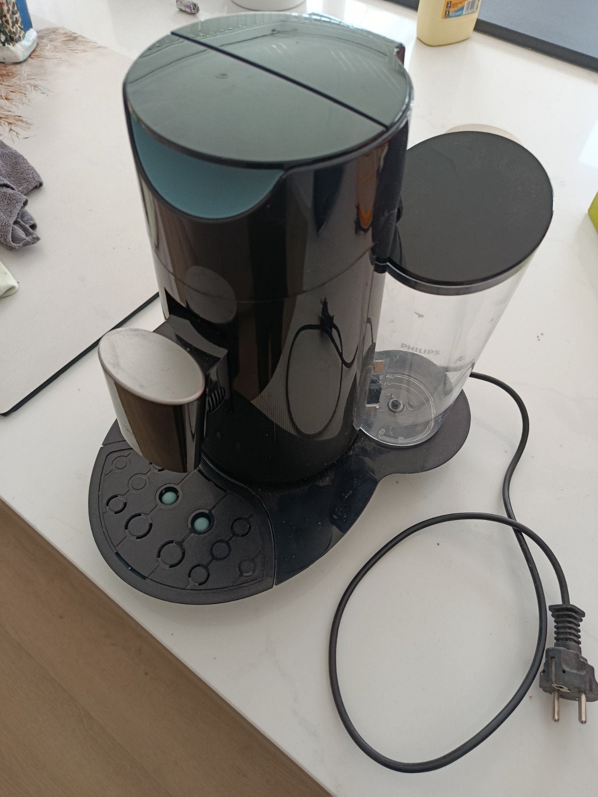 Philips Senseo Twist Koffiepadapparaat Zwart, Ophalen of Verzenden, Zo goed als nieuw