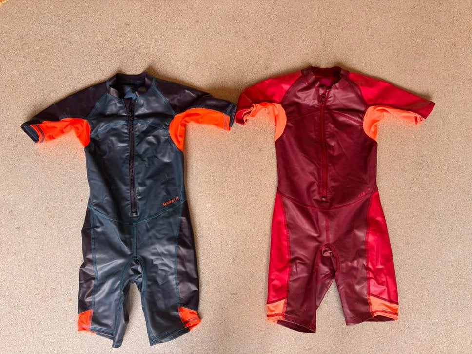 1 UV-zwempak / wetsuit Nabaiji maat 116/128, Maat 116, UV-zwemkleding, Jongen of Meisje, Badpak