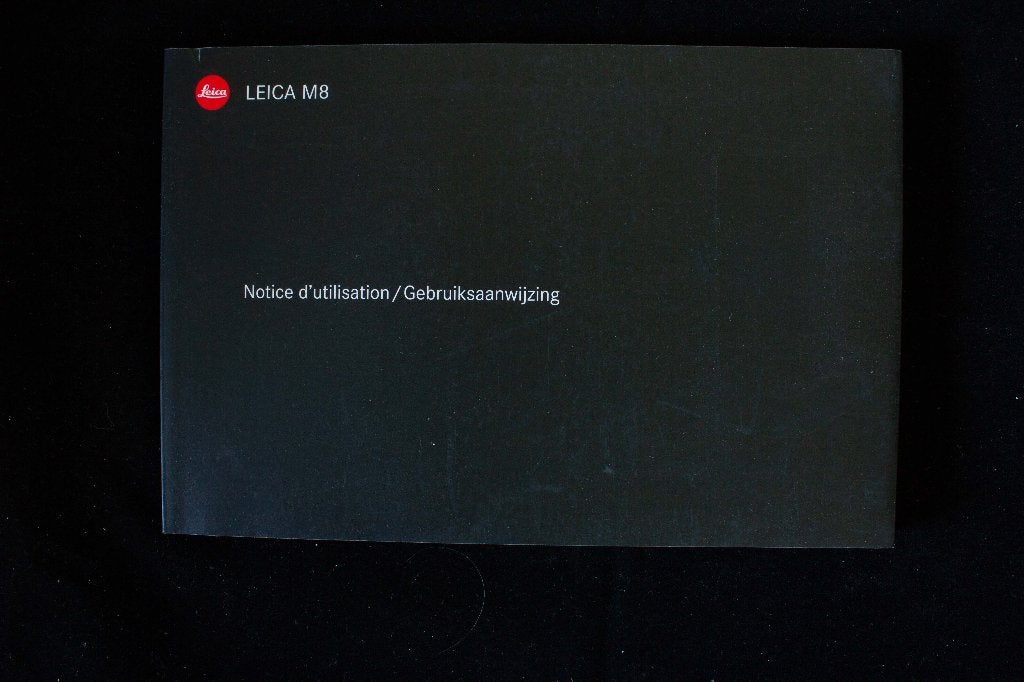 Manual Leica M8, Handleiding, Leica, Ophalen of Verzenden, Zo goed als nieuw