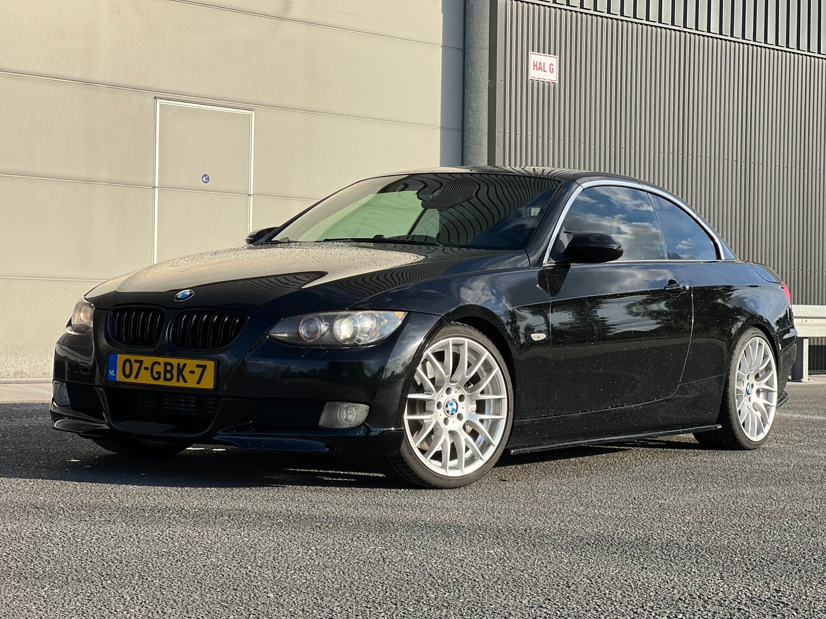BMW E93 335i Cabrio N54 | Nieuwe Turbo’s | CSL 19”, Automaat, Achterwielaandrijving, Cabriolet, Zwart