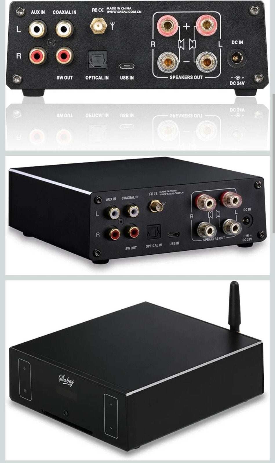 Sabaj A4 kleine audio versterker, Overige merken, Ophalen of Verzenden, Zo goed als nieuw, 60 tot 120 watt