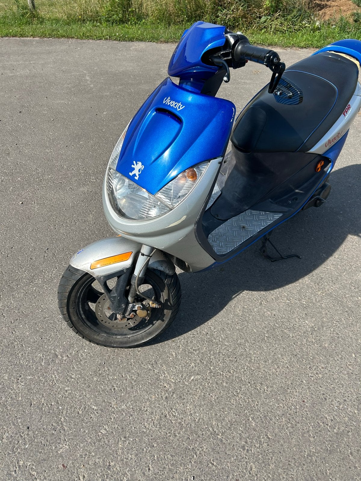 Peugeot Vivacity Scooter - Blauw/Zilver ruilen/kopen, Fietsen en Brommers, Scooters | Peugeot, Gebruikt, Maximaal 45 km/u, Ophalen of Verzenden