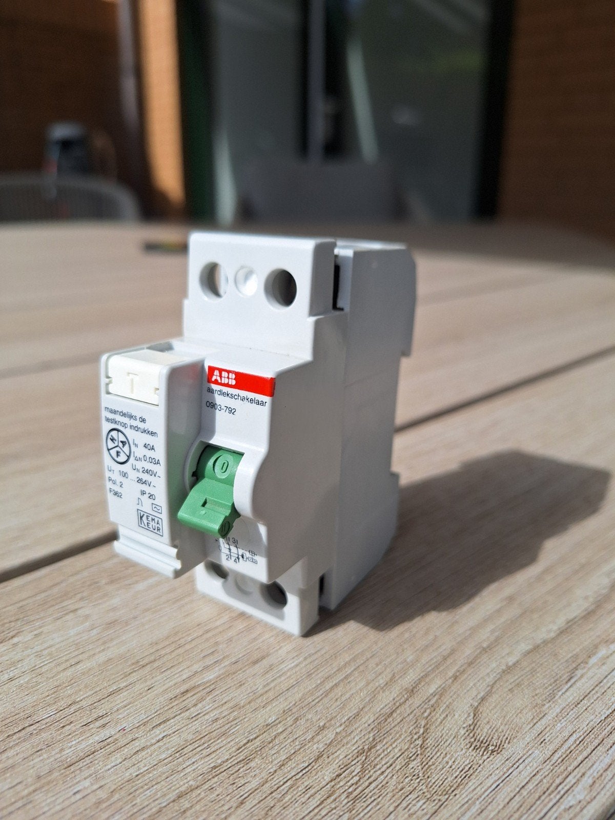 ABB Aardlekschakelaar 40A 0.03A, Ophalen of Verzenden, Gebruikt, ABB, Aardlekschakelaar