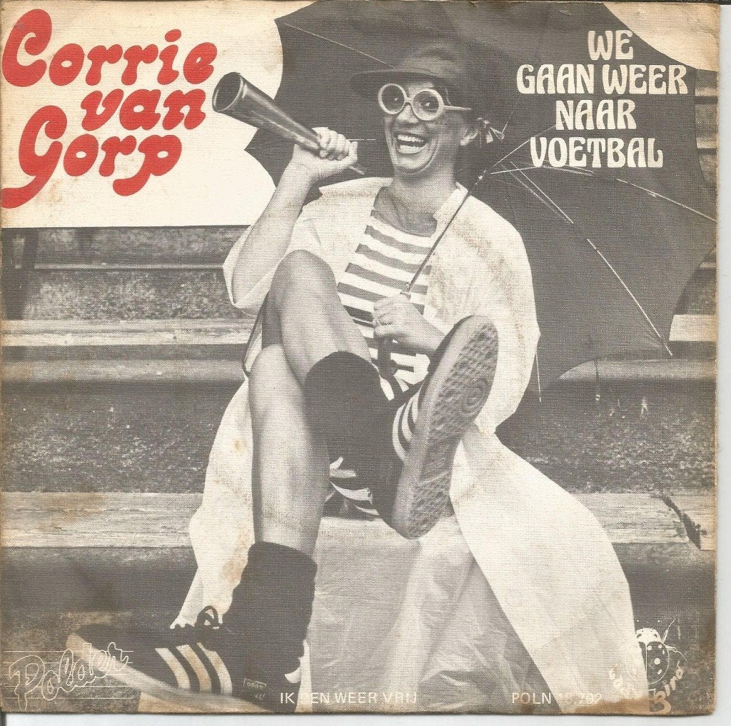 Corrie van Gorp – We Gaan Weer Naar Voetbal (1977), Gebruikt, Fotohoes, 7 inch, Ophalen of Verzenden