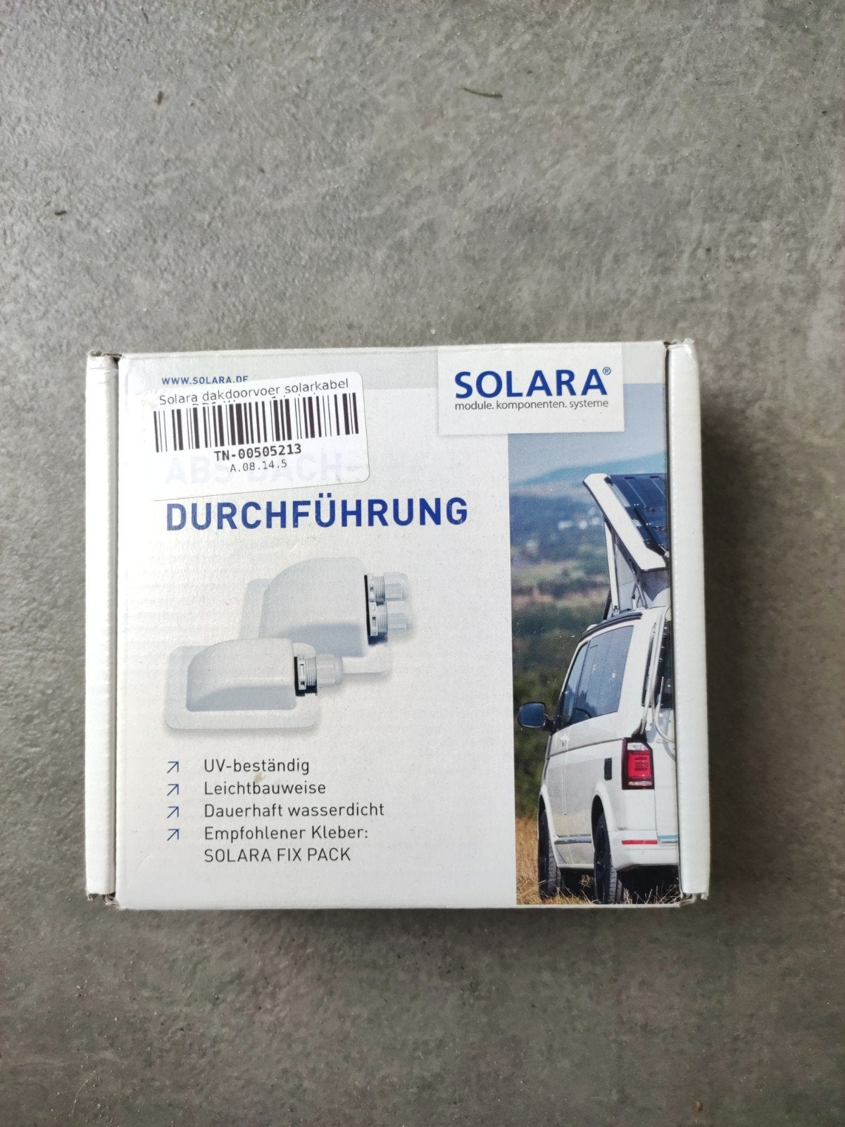 Solara Dakdoorvoer zonnepaneel kabel - Nieuw in doos, Ophalen of Verzenden, Nieuw