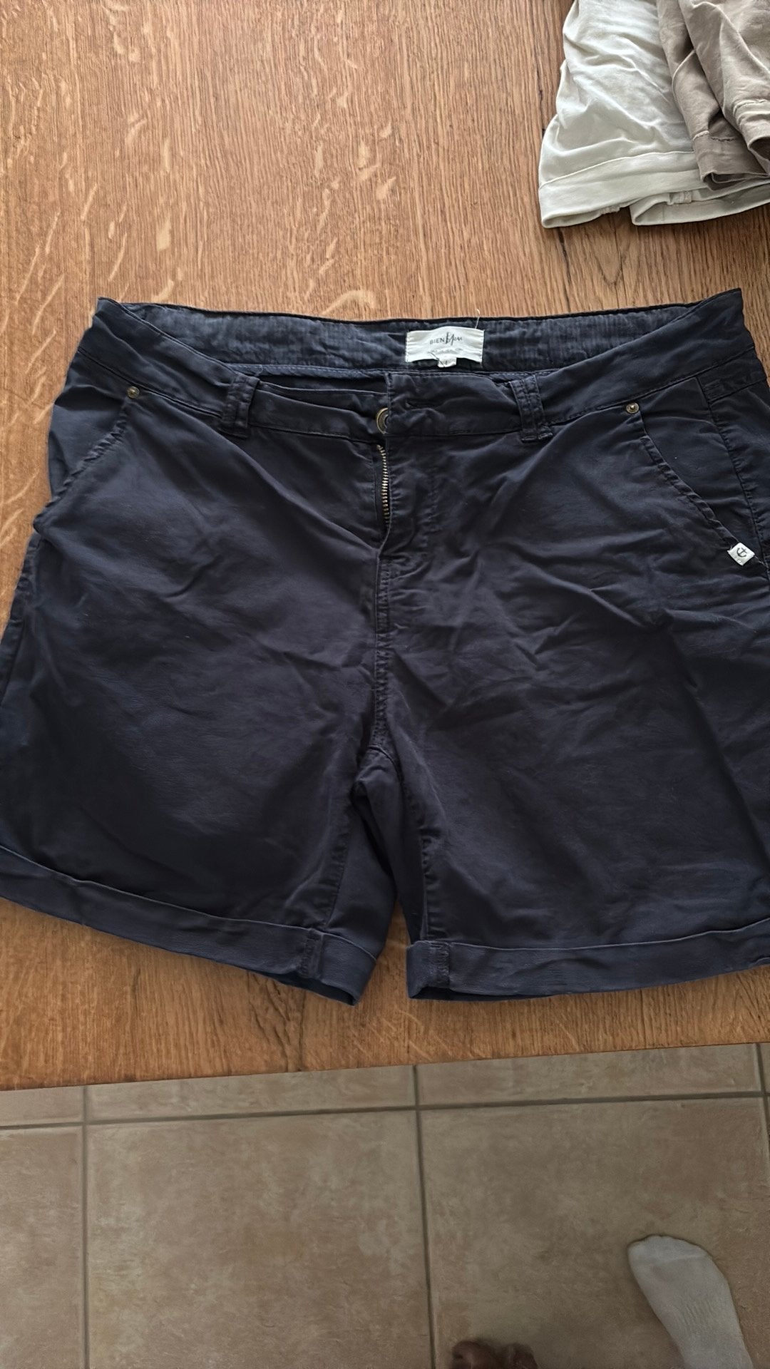 Korte broek Bien Bleu maat L, Kort, Blauw, Maat 42/44 (L), Ophalen of Verzenden
