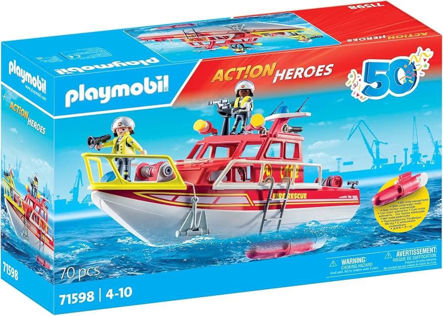 Playmobil 71598, Ophalen, Complete set, Zo goed als nieuw, Boot/Schip