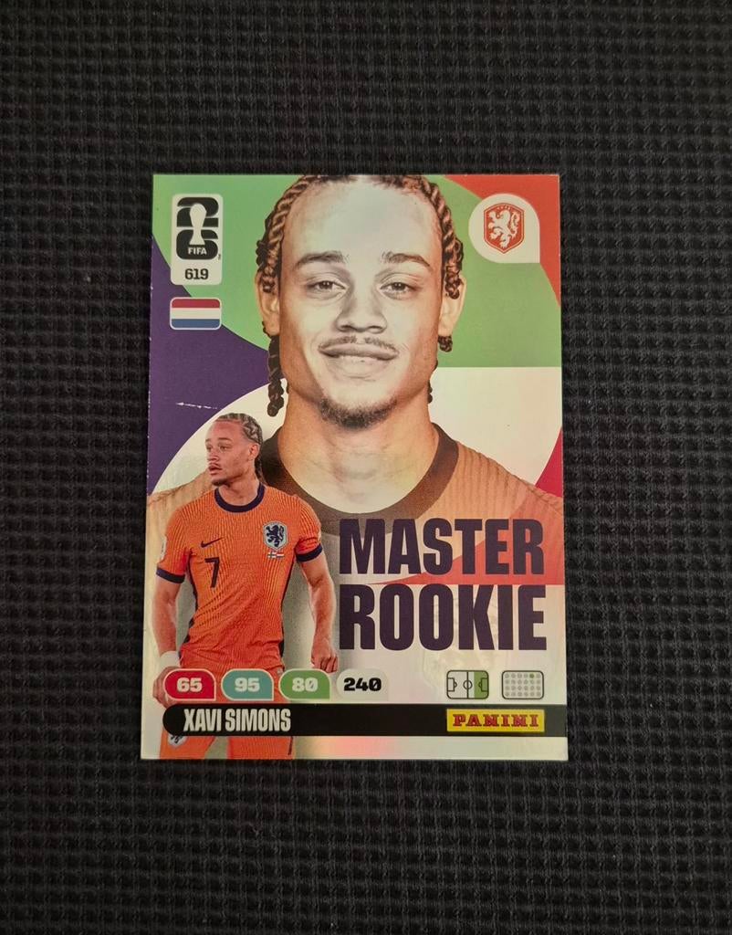 2026 Panini WC Adrenalyn XL Master Rookie Xavi Simons (EX), Ophalen of Verzenden, Zo goed als nieuw