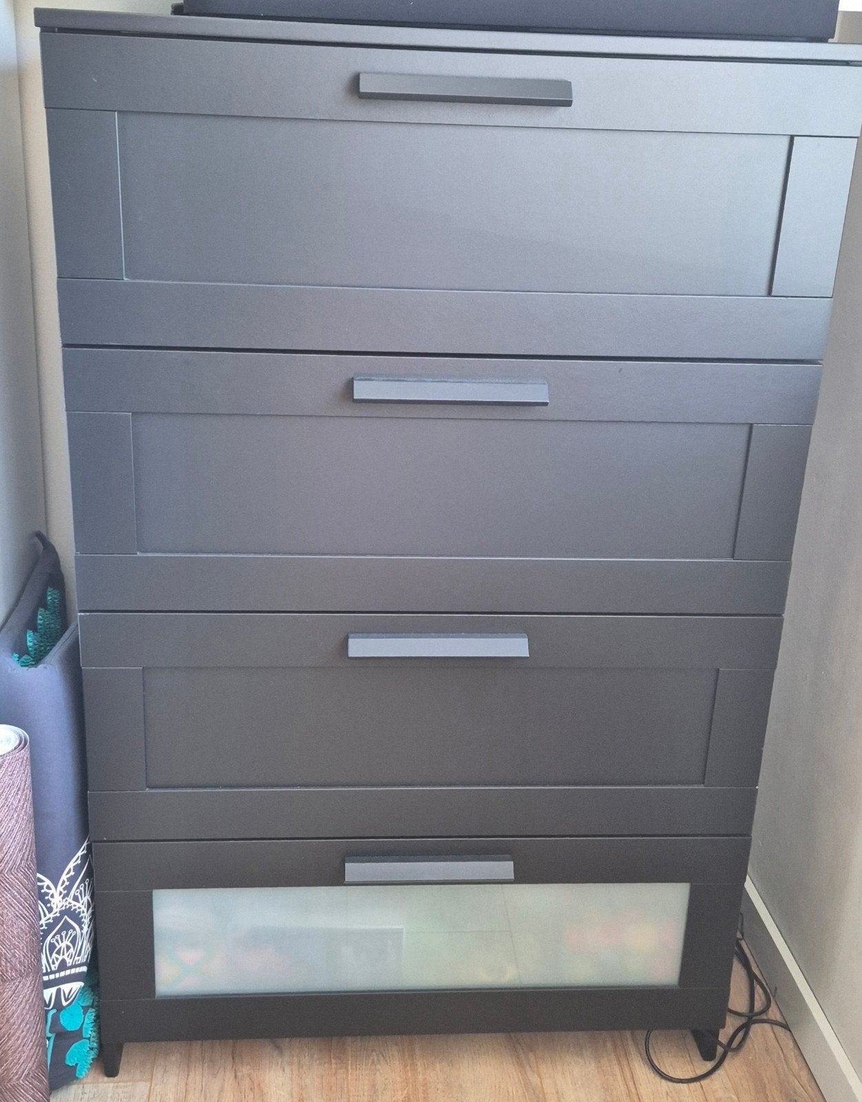 ikea brimnes ladekast, Zo goed als nieuw, 3 of 4 laden, Minder dan 100 cm, 25 tot 50 cm