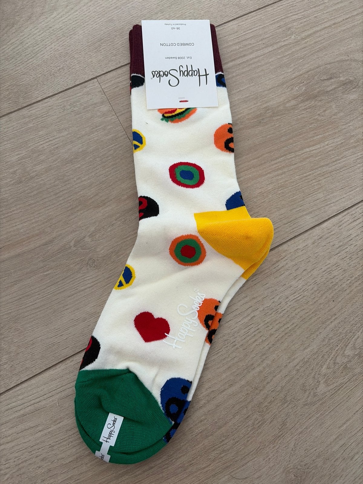 Happy Socks - Kleurrijke Sokken met Patroon, Sokken en Kniesokken, Overige kleuren, Verzenden, Nieuw