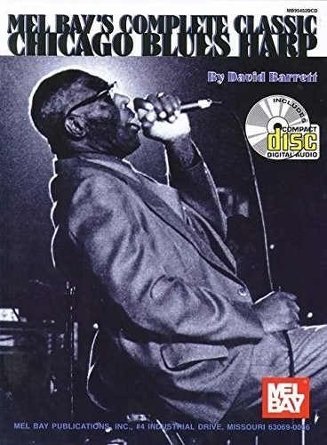 mondharmonica-Mel Bay's Complete Classic Chicago Blues Harp, Gebruikt, Mondharmonica, Overige genres, Les of Cursus