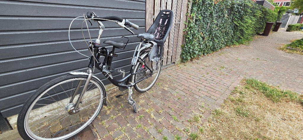 Gazelle Bloom mamafiets met kinderzitjes - opknapper, Ophalen, 2 zitjes, Gebruikt, Versnellingen