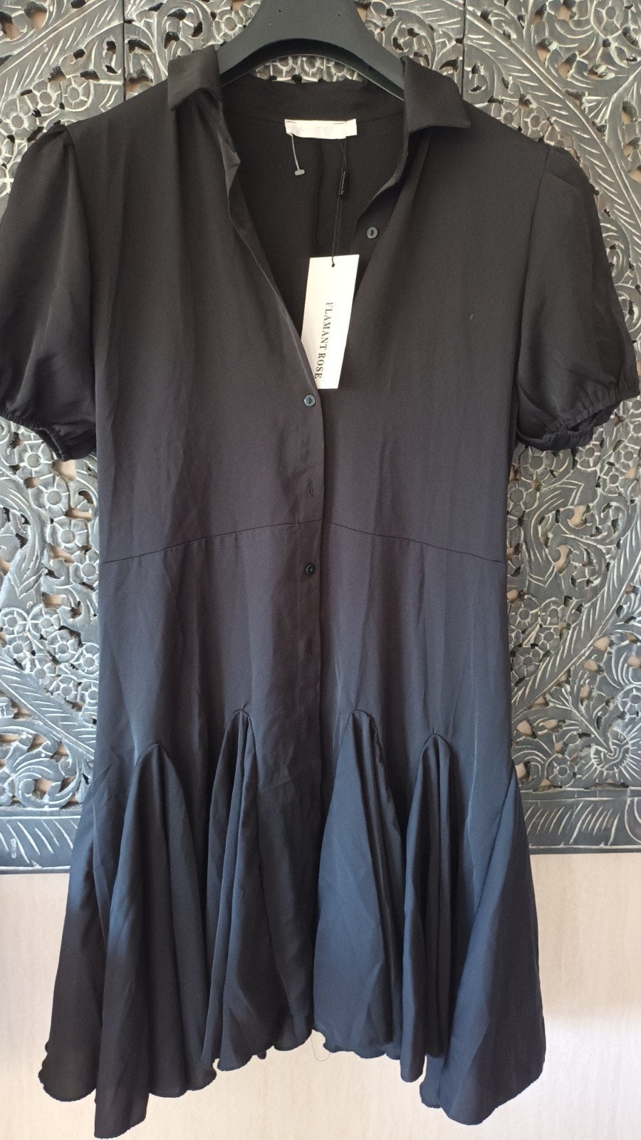 Zwarte Flamant Rose Tuniek Maat M - Nieuw met kaartje, Kleding | Dames, Jurken, Maat 38/40 (M), Zwart, Nieuw, Boven de knie